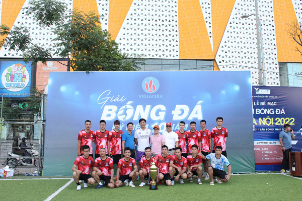 Giải bóng đá khối gạch ốp lát mở rộng chào mừng kỷ niệm 10 năm thành lập Công ty CP Kinh doanh Gạch ốp lát Viglacera